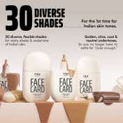 FAE BEAUTY Face Card 4-in-1 Super Serum Skin Tint Trial Kit, Shade - Light (6 pcs)
