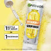 Garnier Vitamin C + Serum Face Wash for Brightening & Tan Removal For all Skin Types (100 g)