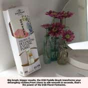 Denman D38 Floral Fantasies Detangling & Styling Paddle Brush