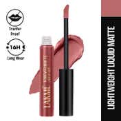 Lakme Forever Matte Liquid Lip 16hr Lipstick Lightweight & Transferproof - Pink Venus (5.6 ml)
