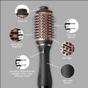 Winston 4-In-1 Hair Styling Blow Brush - Grey