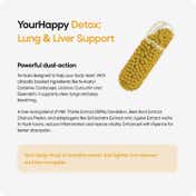 YourHappyLife Core Detox Cleanse for Lungs + Liver (60 capsules)