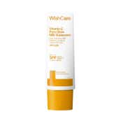 WishCare Vitamin C Pure Glow Brightening Sunscreen for Dry Skin - SPF50 PA++++In-Vivo Tested (50 ml)