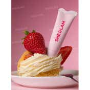 Sheglam Crystal Glaze Moisturizing Lip Care Gloss - 118 Strawberry Milk (10 ml)