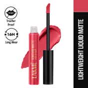 Lakme Forever Matte Liquid Lip 16hr Lipstick Lightweight & Transferproof - Coral Candy (5.6 ml)