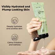 Brillare Natural Aloe Vera Gel for Skin and Hair (200 ml)