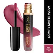 Faces Canada Comfy Matte Wow Liquid Lipstick - Nude Nectar 08 (3.8 ml)