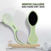 VEGA 3 in 1 Pedicure Tool- Foot Scrubber Pumice Stone and Black Emery for Home Foot Care (PD-20)