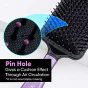 Vega Paddle Hair Brush with Cleaning Comb for Men & Women (E18-PB)