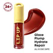 Foxtale Plumping Ceramide Lip Balm for Hydrated & Smooth Lips with Gloss Finish - Rouge (3.5 ml)