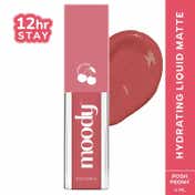 Moody Drip Matte Liquid Lipstick - Posh Peony (4 ml)