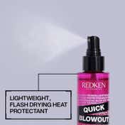 REDKEN Quick Blowout Lightweight Hairspray with Heat Protection,For Fast Blow Dry (125 ml)