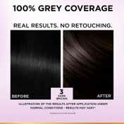 LOreal Paris New Excellence Creme Hair Color With Hyaluronic Acid, 3 Darkest Brown, (100gm + 72ml)