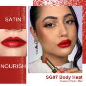 Oulac Sensual Glow Rich Creme Lipstick - SG07-Body Heat (4 g)