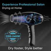 VEGA Blow Pro 2400W Hair Dryer with Comb Concentrator & Diffuser Nozzles (VHDP-05)
