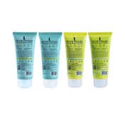 Moxie Beauty Wavy Travel Routine - Shampoo, Conditioner, Leave-in Conditioner & Styling Serum Gel