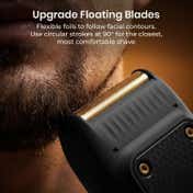 VGR V-353 Foil Shaver for Men with Pop-Up Trimmer 60Min Runtime 2-Year Warranty - Black