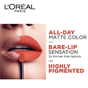 L'Oreal Paris Rouge Signature Matte Liquid Lipstick - 144 I Conquer (7 g)
