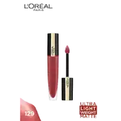 L'Oreal Paris Rouge Signature Matte Liquid Lipstick 129 I Lead (7 g)