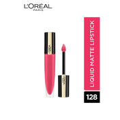 L'Oreal Paris Rouge Signature Matte Liquid Lipstick - 128 I Decide (7 g)