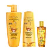 L'Oreal Paris Extraordinary Oil Hair Kit - Pack of 3 (Shampoo, Conditioner & Serum)