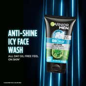 Garnier Men Oil Clear Clay D-Tox Deep Cleansing Icy Face Wash (150g)