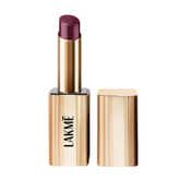 Lakme Bejewel 3D Matte Slim Bullet Lipstick with Vitamin E for Hydrated Lips - Wine Whisper (3.4 g)