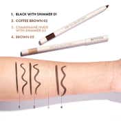 FOCALLURE Lasting Soft Gel Eyeliner Pencil - 03 Champagne Nude with Shimmer (0.4 g)