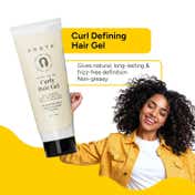 Arata Curl Gel for Frizzy Wavy Curly Hair Natural Long-Lasting Hold & Definition Tames Frizz (50 ml)