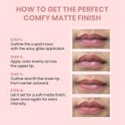 TNW The Natural Wash Comfy Matte Liquid Lipstick, Weightless & Hydrating - 03 Perfect Scandal (3 ml)