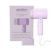 WINSTON Ionic Foldable Hair Dryer with Low Noise & Overheat Protection - 1200W