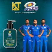 KT MEN Anti-Dandruff Lock Control Conditioning Shampoo - Mumbai Indians (200 ml)