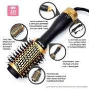 Alan Truman Compact Blow Brush - Gold (1 pc)