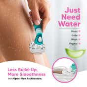 Letsshave Evior Flyyy 1 Handle + 2 Blades World's First 6-Blade Compact Shaving Razor for Women