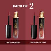 Faces Canada Wow Liquid Lipstick Set - The Latte Edit (2 pcs)