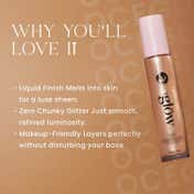 Oceglow Face And Body Highlighter - Golden (100 ml)