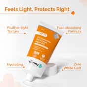 The Derma Co 1% Hyaluronic Sunscreen Aqua Gel With SPF 50 PA++ (80g)