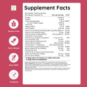 Purna Gummies Hair Biotin Sugar Free Gummies For Hair, Nails & Skin - Cranberry Flavour (30 Pcs)