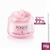 Pond's Bright Beauty Light Cream with UV Filter Niasorcinol Fades Dark Spots Brightens Skin (50 g)