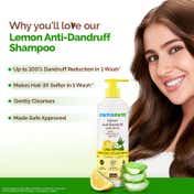 Mamaearth Lemon Anti-Dandruff Shampoo(400ml)