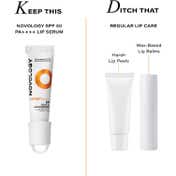 Novology SPF 50 PA++++ Lip Balm Serum, For Pigmented & Dry Lips, UV Protection, Non-Tinted (10 g)