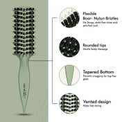 Ikonic Me Vent Curl Brush IKM-2156 - Jade Green