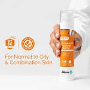 The Derma Co 1% Hyaluronic Sunscreen Spf 50 Pa+++ Aqua Gel For Long Lasting and Deep Hydration (50 g)