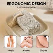 VEGA Rectangle Pumice Stone for Dead Skin Callus & Cracked Heels Reusable Foot Care Tool (PD-10)