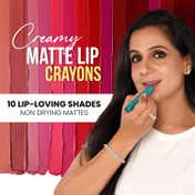 PARUL GARG Beauty Crayon Lipstick Comfort Matte for Indian Skintone - Bold Beauty (3.2 g)