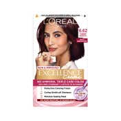 L'Oreal Paris New  Excellence Creme Hair Color Hyaluronic Acid, 6.62 Cherry Brunnette, (100gm + 72ml)