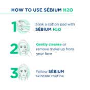 Bioderma Sebium H2O Cleansing Water Makeup Remover for Combination to Oily Skin (100ml)