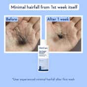 WishCare Multi Peptide Anti Hairfall Shampoo with Rosemary Boosts Hair Growth (120 ml)