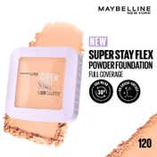 Maybelline New York Super Stay 30H Flex Powder Foundation - 120 (9 g)