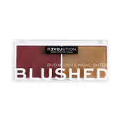 Makeup Revolution Relove Colour Play Blushed Duo Face Palette - Wishful (5.8 g)